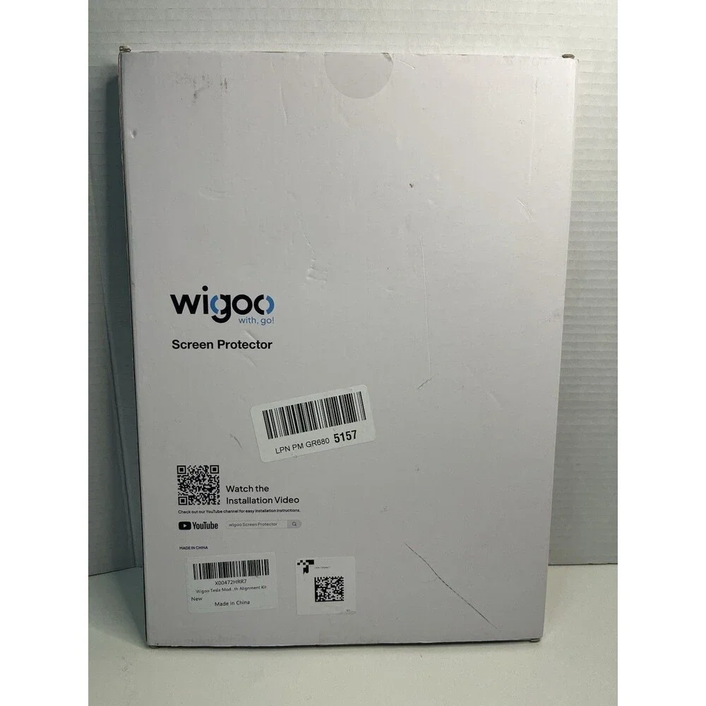 Wigoo Tempered Glass Screen Protector Clear/Transparent for Tesla Model S